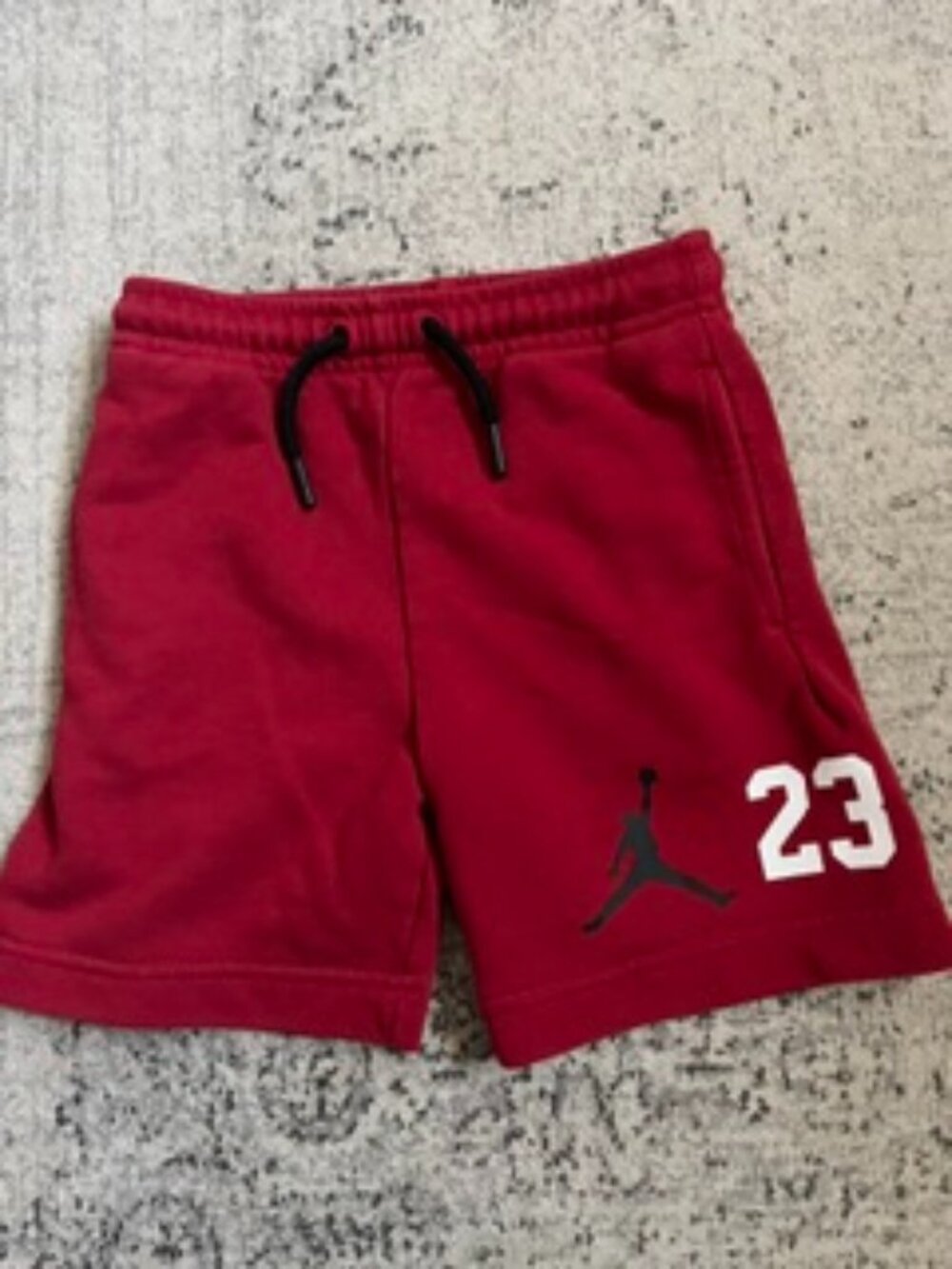 🧡3/$15 Jordan Athletic Jump Man 23 Red Shorts Kids S (4-5)
